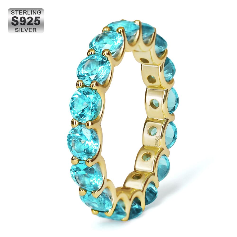 TENNIS RING - BLUE & GOLD