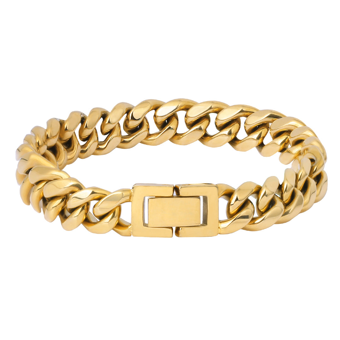 10MM MIAMI CUBAN BRACELET - 18K GOLD