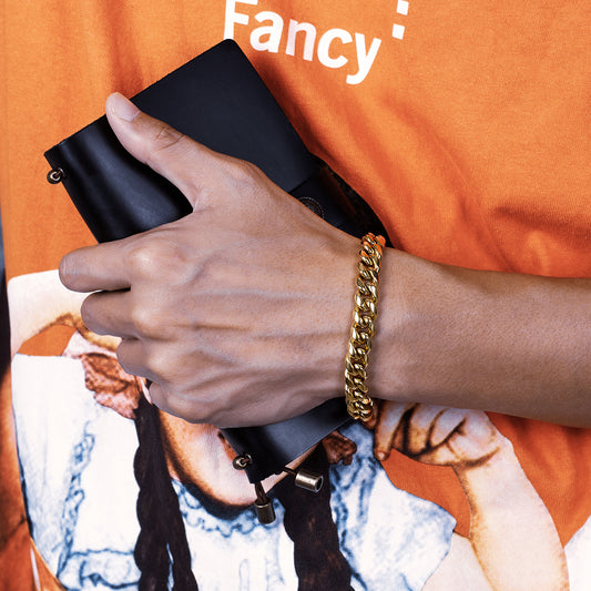 10MM MIAMI CUBAN BRACELET - 18K GOLD