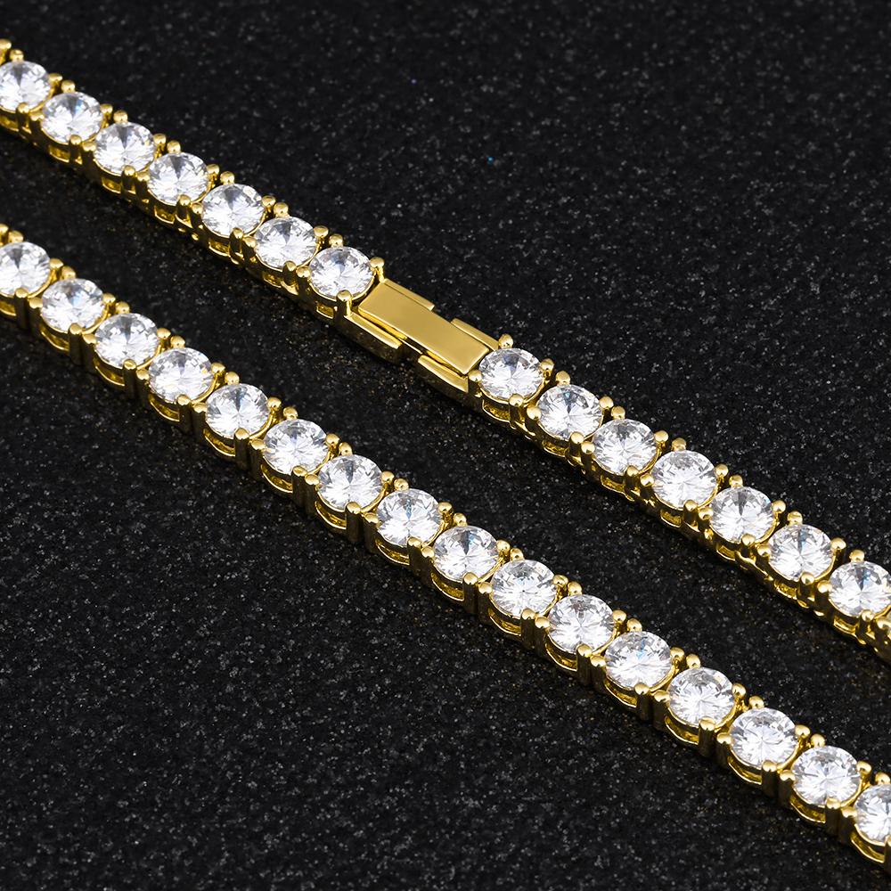 3MM TENNIS CHAIN - GOLD PLATED