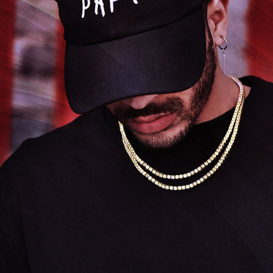 4MM TENNIS CHAIN - GOLD PLATED