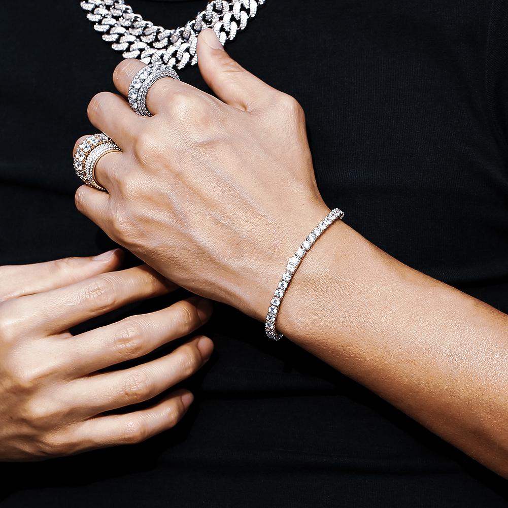 4MM TENNIS BRACELET - GOLD