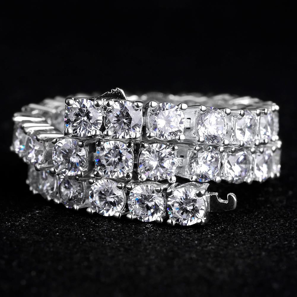 5MM TENNIS BRACELET - WHITE GOLD