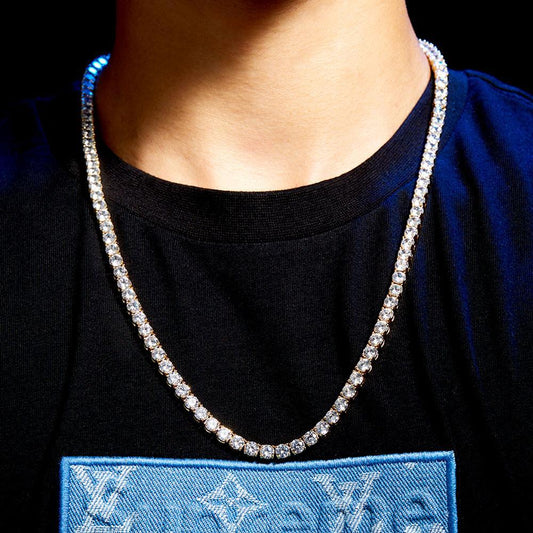 5MM TENNIS CHAIN - GOLD PLATED