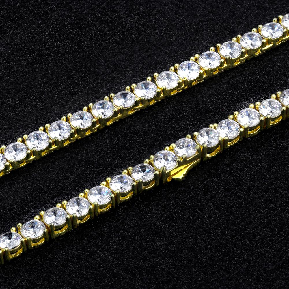 5MM TENNIS CHAIN - GOLD PLATED