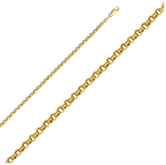 Hollow classic & angled rolo