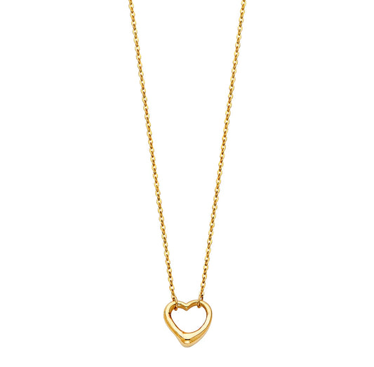 Gold Heart - 14k Gold