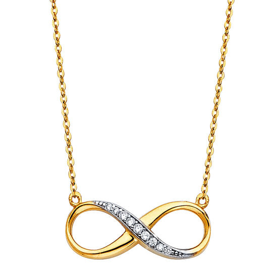 Infinite Crystal - 14k Gold