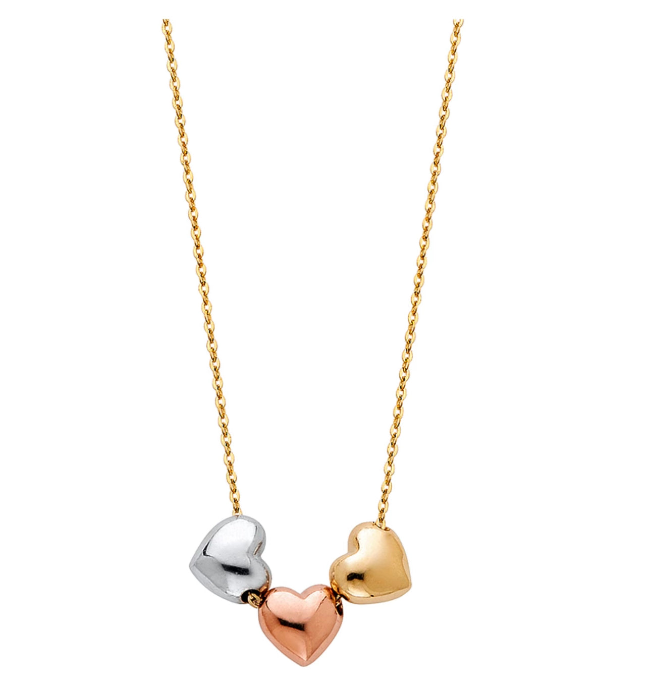 The 3 Hearts - 14k Gold