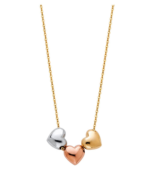 The 3 Hearts - 14k Gold